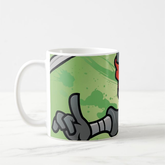 Fun Ninja Design Kaffeetasse (Links)