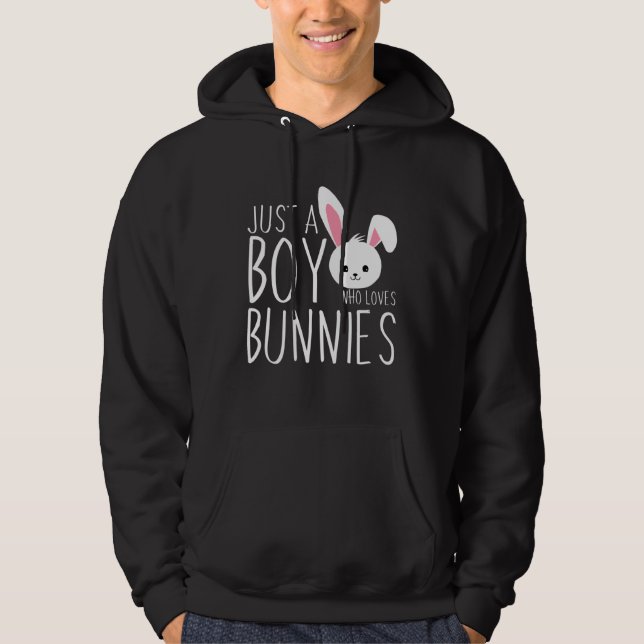 Fun not your average bunny cute rabbit hoodie (Vorderseite)
