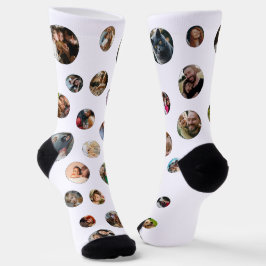 Fun Novelty Foto Collage Socken