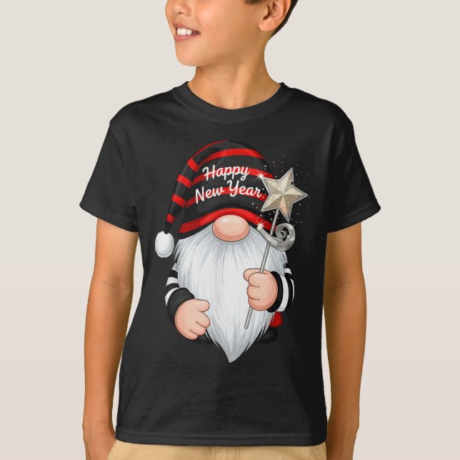 Fun Nye Gnome Shirts For Women, Happy New Year 202 (Vorderseite)