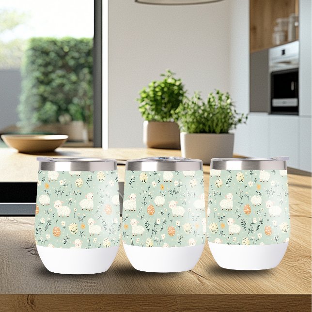 Fun Oaster Pattern Wine Tumbler (Von Creator hochgeladen)