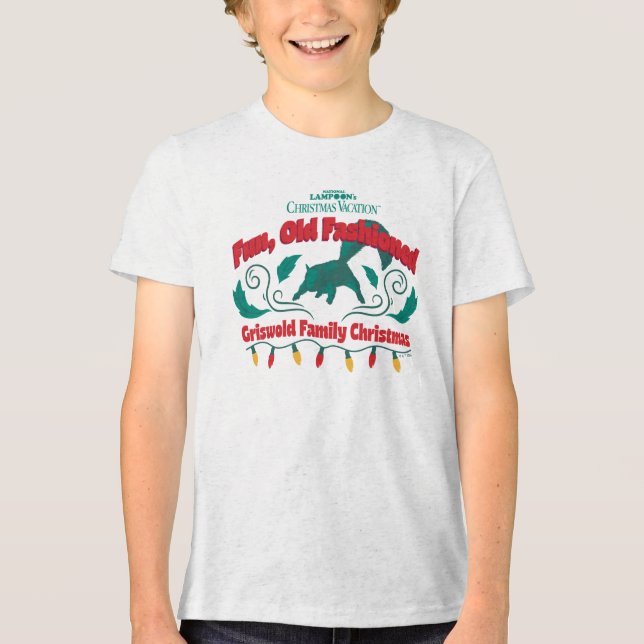 Fun, Old Fashioned Griswold Family Christmas Tri-Blend Shirt (Vorderseite)