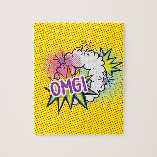 Fun OMG Comic Buch trendy einzigartig (Vertikal)