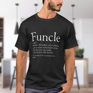 Fun-Onkel Lustiger Onkel Definitionszitat T-Shirt