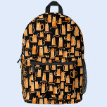 Fun Orange Cat Bedruckter Rucksack<br><div class="desc">Niedliche Orange- oder Ingwerkatze. Originelle Kunst von Nic Squirrell.</div>