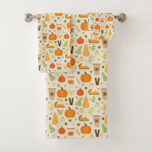 Fun Orange Fall Motif