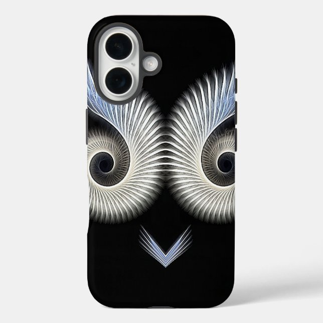 Fun Owly Face Phone Cover (Rückseite)