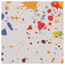 Fun Paint Tropfens Farbige FrühlingsLiebe Stoff
