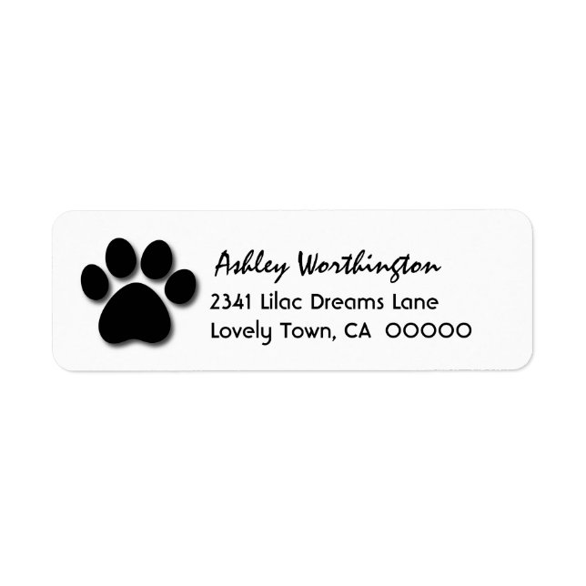 Fun Paw Print for Dog Lover V01 (Vorne)
