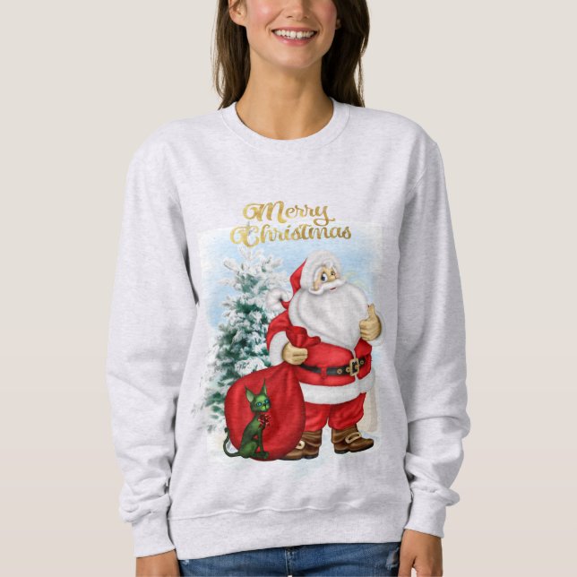 Fun Père Noël Sweatshirt (Devant)