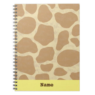 Fun Personalisiert Giraffe Notizblock