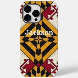Fun Personalisiert iPhone Case Maryland Flag Graph