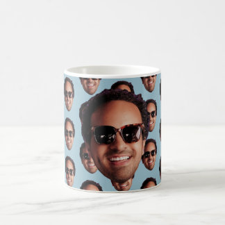 Fun Personalized Face Photo Kaffeetasse