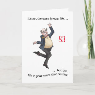Fun personnalisé Carte d'anniversaire spécifique à