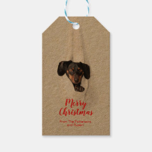 Fun Pet Family Welpe Hund Weihnachten Foto Geschenkanhänger