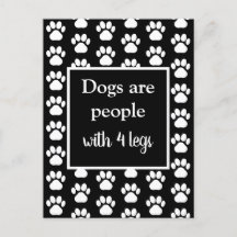Fun Pet Paws Hunde sind Menschen mit vier Legen in