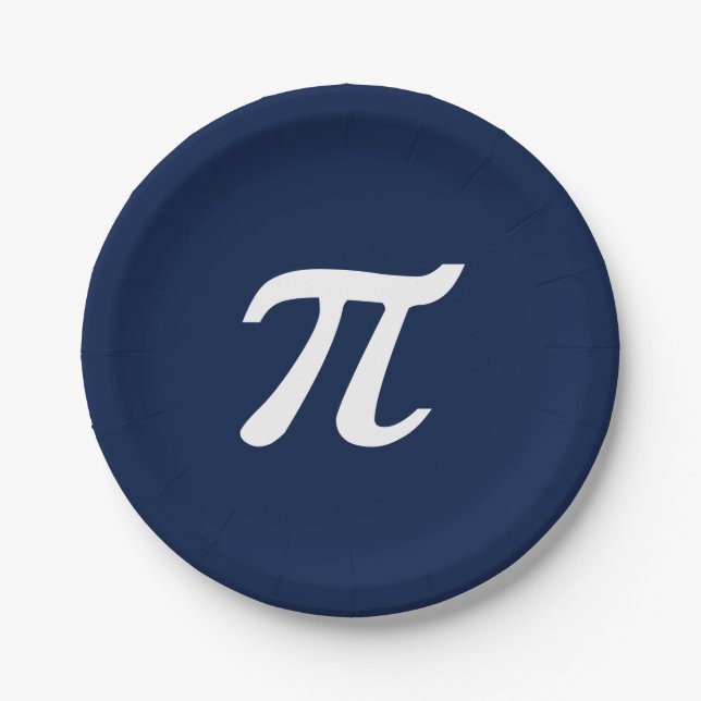 Fun Pi Nerdy Geeky Funny Party Pie Paper Teller (Vorderseite)