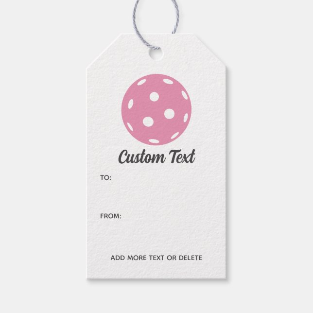 Fun Pickleball Personalisierte benutzerdefinierte  Geschenkanhänger (Vorderseite)