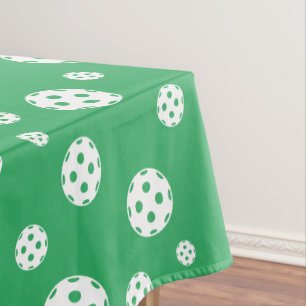 Fun pickleball sport motif nappe design