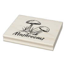 Fun Pilze, Original Tinte Zeichnend mit Script