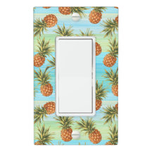 Fun Pineapass Fruit Pattern Wasserfarben Kunst Str