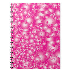 Fun PINK Abstrakt Ink Super Splash Muster Notizblock