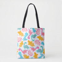 Fun Pink & Aquamarin Dinosaurier Muster