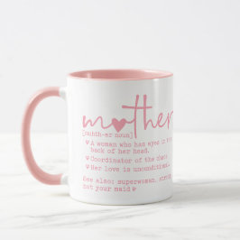 Fun Pink Mama Definition Muttertagsgeschenk Tasse