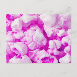 Fun Pink Popcorn Postkarte für jeden Anlass