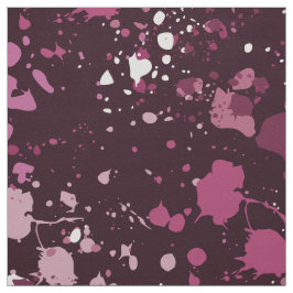 Fun Pink und Lila Paint Spritzer Stoff