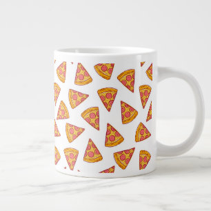 Fun Pizza Slice Pattern Jumbo-Tasse