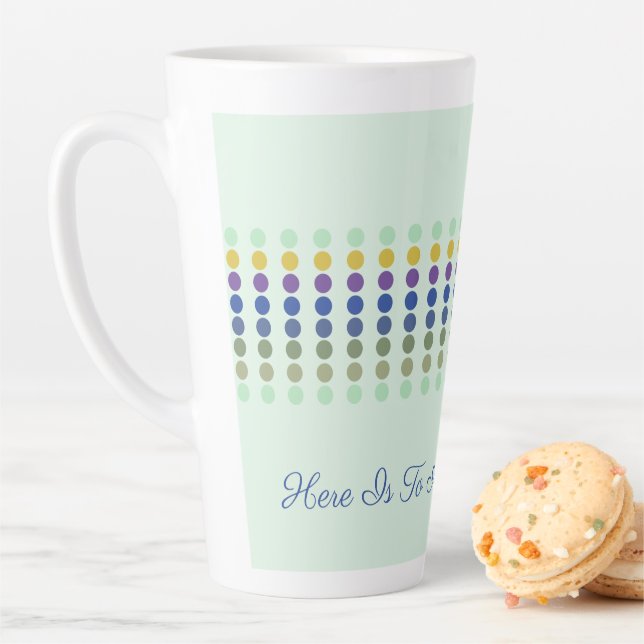 Fun Polka Dot Inspiration Milchtasse (Beispiel)
