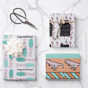 Fun Pregnancy Spaß Kinderdusche Geschenkpapier Set