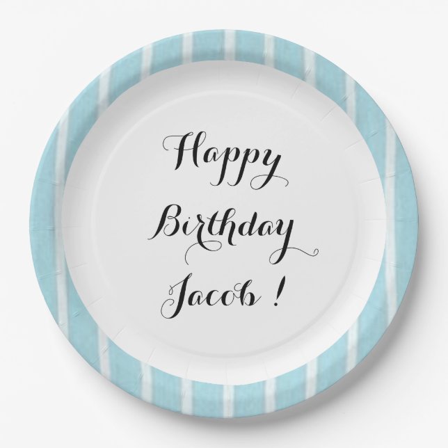 "Fun Prints" Baby Blue/w II_Full_TEMPLATE-revis Pappteller (Vorderseite)