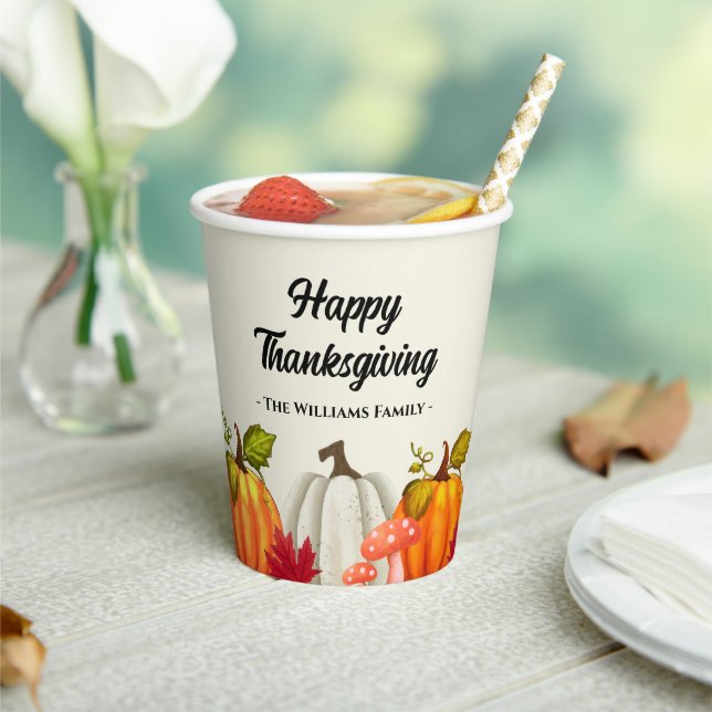 Fun Pumpkin Erntedank Pappbecher (In Situ)