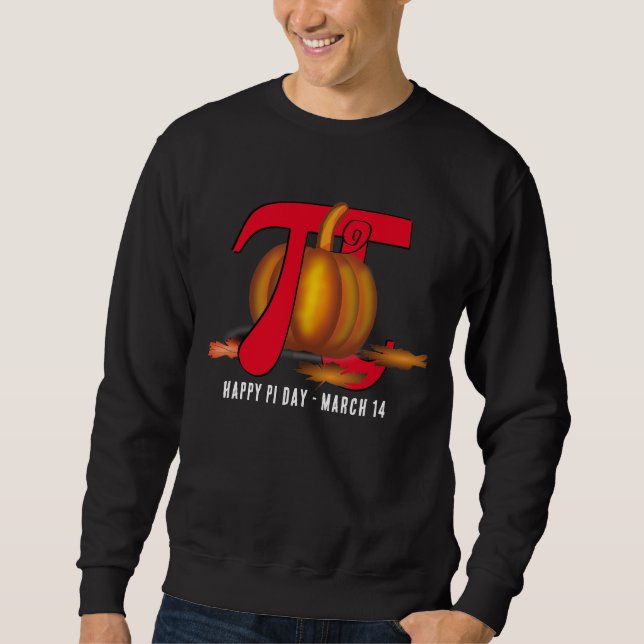 Fun PUMPKIN Pi Day Sweatshirt (Vorderseite)
