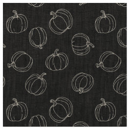 Fun Pumpkins Charcoal Stoff