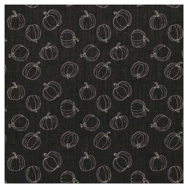 Fun Pumpkins Charcoal Stoff (Muster)