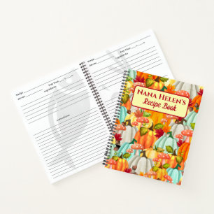 Fun Pumpkins Pilze und Herbstlaub Rezept Buch