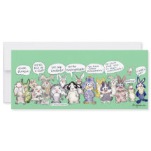 Fun Pun Bunnies Danke für die benutzerdefinierte F