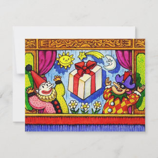 FUN PUPPET PARTY THEMA BIRTHTAGE INVITATION EINLADUNG