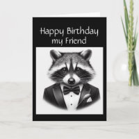 Fun Raccoon Friend a True Gentleman Raccoon