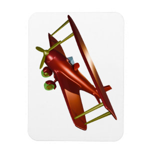 Fun Red-Bi-Flugzeug-Luftfahrt Magnet
