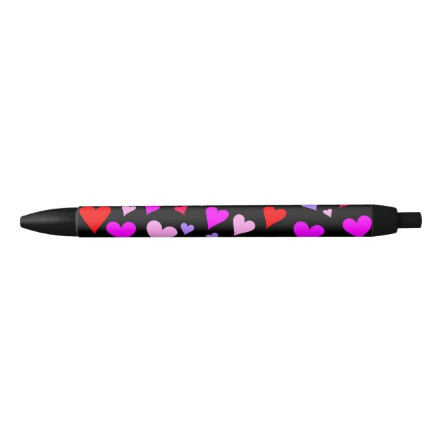 Fun Red, Pink, Lila & Magenta Herdtraster Pen Kugelschreiber (Vorderseite)