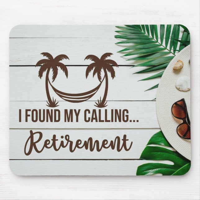 Fun Retirement  Mousepad (Vorne)