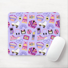 Fun retro 90s nostalgia – Y2K tech and clothing Mousepad