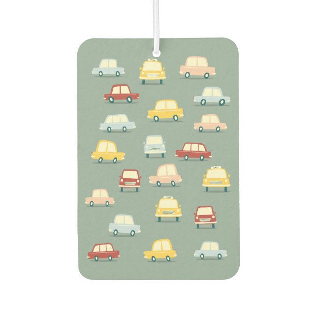 Fun Retro Car Autolufterfrischer (Vorderseite)