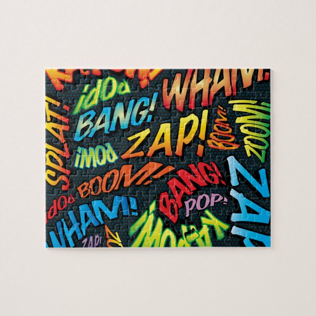 Fun Retro Comic Buch Pop Art Sounds (Horizontal)