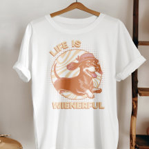 Fun Retro Dackel Weiner Dog 'Life is Wienerful'
