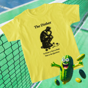 Fun Retro der Dinker Pickleball-T - Shirt